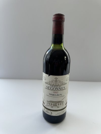 1982 - Margaux - Château Segonnes - Rouge - Bordeaux