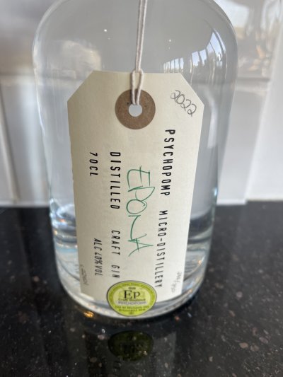 Psychopomp Micro-Distillery APONA Craft Gin bottle 214/750