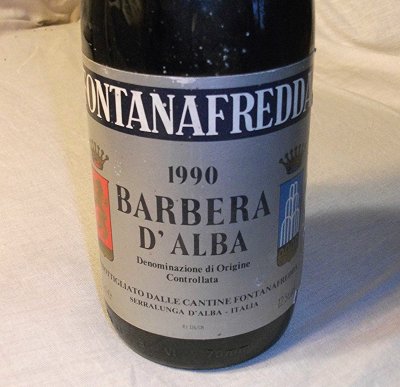 Fontanafredda, Barbera D'Alba.  Italy.  1990.