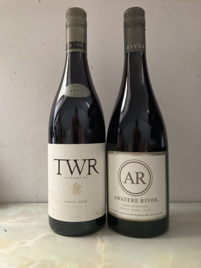Pinot Noir Te Whare Ra Jason Flowerday, Marlborough 2017 and Pinot Noir Awatere River, Marlborough 2018
