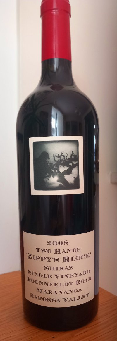 Two Hands, Zippy's Block Roennfeldt Road Shiraz, Barossa Valley