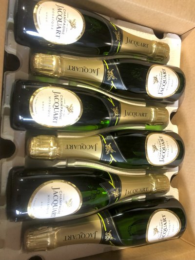 12 X Jacquart Mosaique Brut Champagne NV 37.5