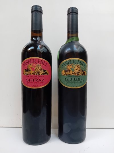 A pair of Jasper Hill wines, Georgia's paddock 2000 Shiraz & Emily's paddock 2001 Shiraz Cabernet Franc
