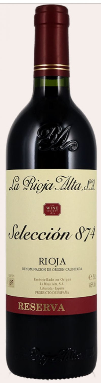 La Rioja Alta Selección 874 Reserva, Rioja 