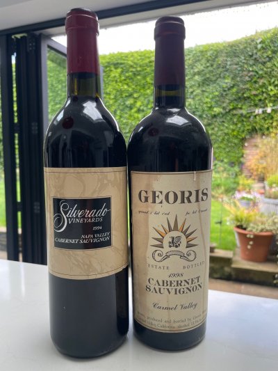 Napa Valley Cabernet Sauvignon 1994 & 1998