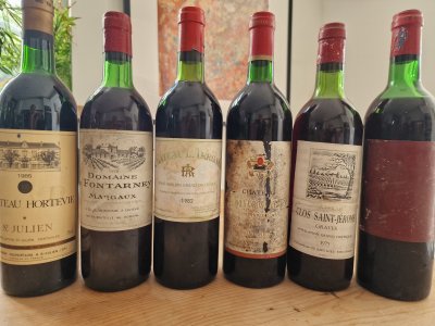 Fully mature Bordeaux bin ends including a wonderful 1982