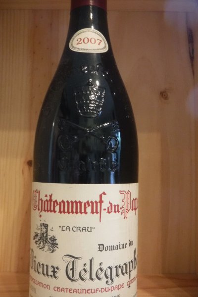 96+ pts Vieux Telegraphe, Chateauneuf-du-Pape, La Crau Rouge