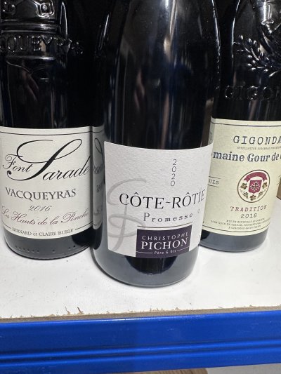 Mixed red rhone threesome cote Rotie 