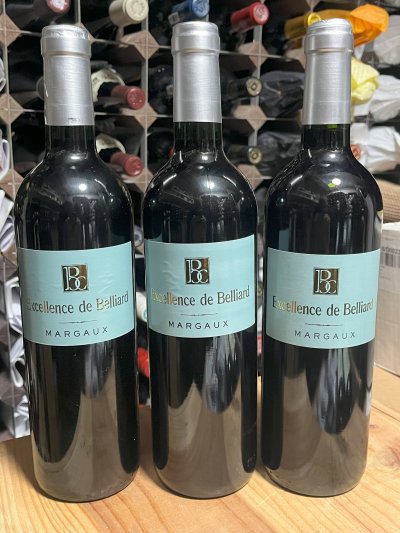 Belliard Margaux mini-vertical 2009, 2012, 2015