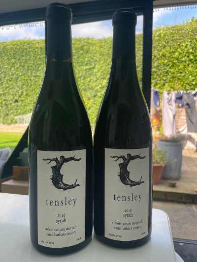 Tensley, Syrah Colson Canyon Vineyard, Santa Barbara County