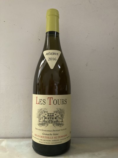 Les Tours Blanc, Côtes du Rhône Blanc‘ Reserve’ Château des Tours, Emmanuel Reynaud