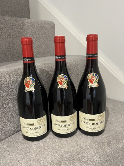 2017 (3 bottles) Francois Martenot Gevrey Chambertin Les Griottines 