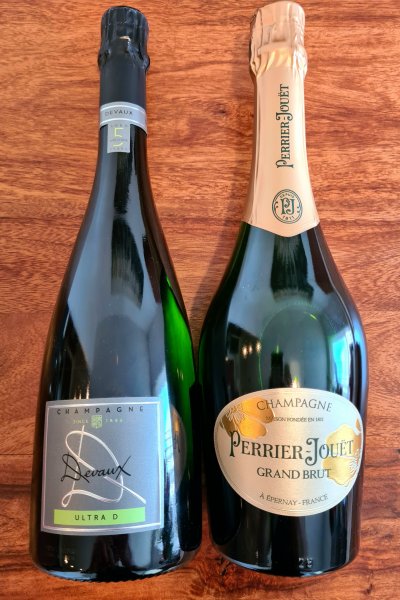 Devaux, Ultra D & Perrier-Jouet Grand Brut NV