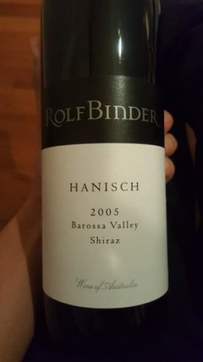 Rolf Binder, Rolf Binder Hanish Shiraz, Barossa Valley