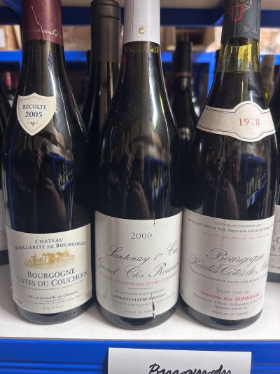 Mixed burgundy bin ends