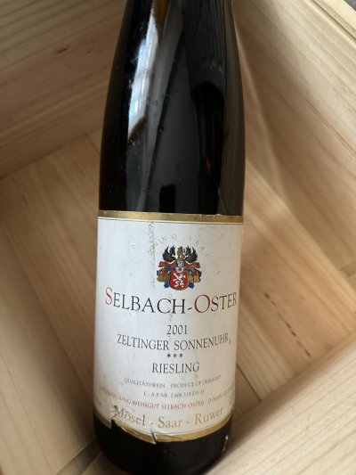 Selbach-Oster, Zeltinger Sonnenuhr Riesling Mosel