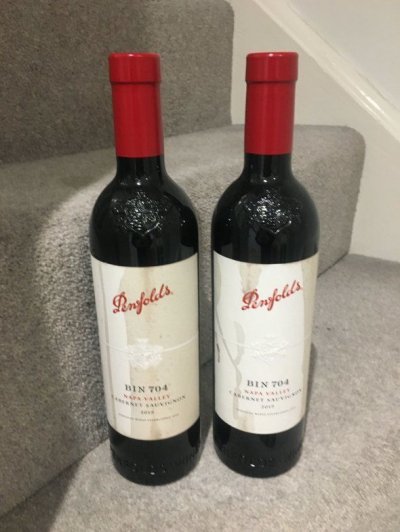 2019 (2 bottles) Penfolds, 704 Cabernet Sauvignon, Napa Valley