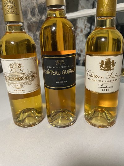 2015 Sauternes tasting comparison