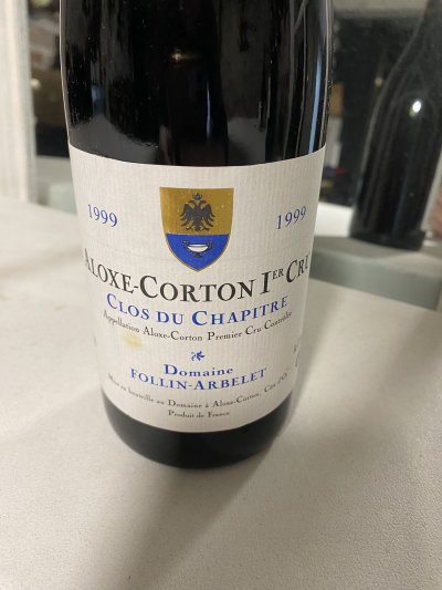 Domaine Follin Arbelet, Aloxe-Corton Premier Cru, Clos du Chapitre