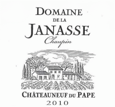 2010 Domaine de la Janasse Chateauneuf-du-Pape Cuvee Chaupin