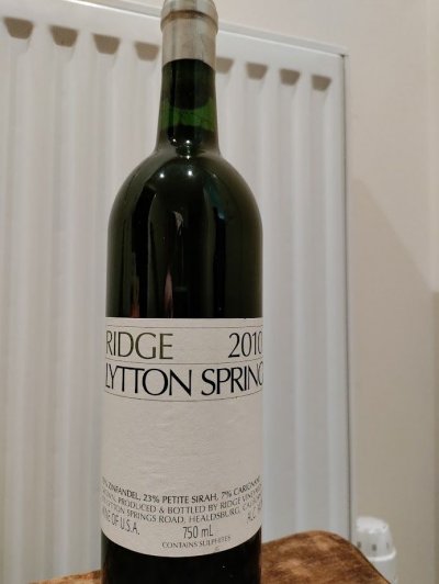 Ridge, Lytton Springs Zinfandel, Napa Valley