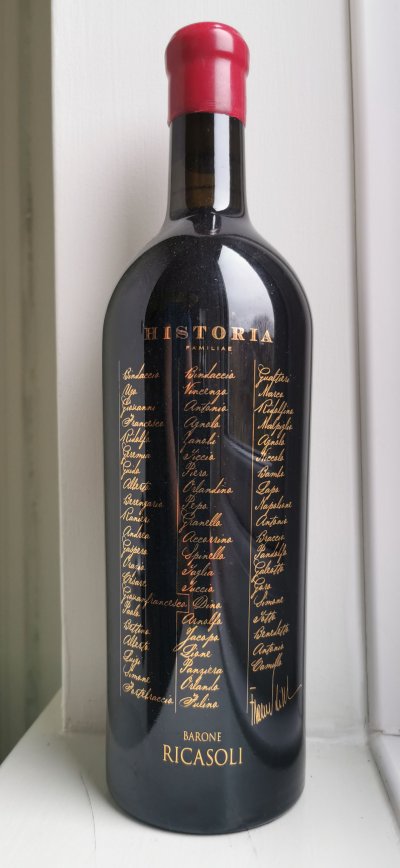 Barone Ricasoli, Historia Familiae, IGT