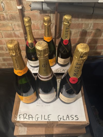 Mixed Case of Champange