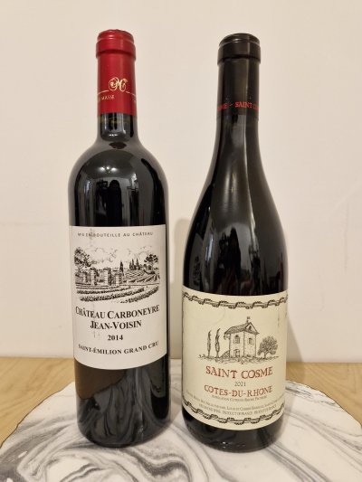 Saint-Emilion Grand Cru & Cotes-du-Rhone