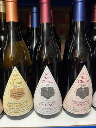 Au Bon Climat, Pinot Noir and chardonnay Santa Barbara County