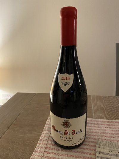 Morey St-Denis Clos Solon Vielle Vigne Domaine Fourrier