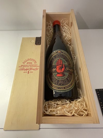 Allsopp’s Special Occasions India Pale Ale 10% Bourbon Barrel Aged in Wooden Presentation case