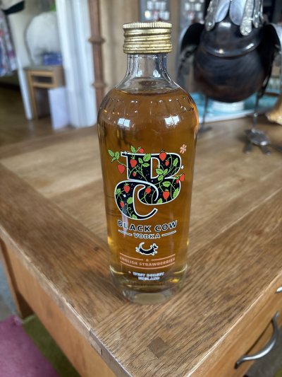 Black Cow, Pure Milk Vodka English strawberries 