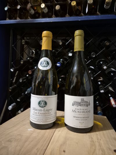 Louis Latour Macon Mugny & Chateau Mukhrani Reserve Royal 2019