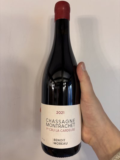 Benoît Moreau, Chassagne-Montrachet Premier Cru La Cardeuse Rouge 2021