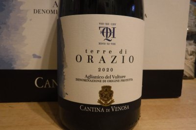 Cantina di Venosa, Terre Orazio, Aglianico del Vulture
