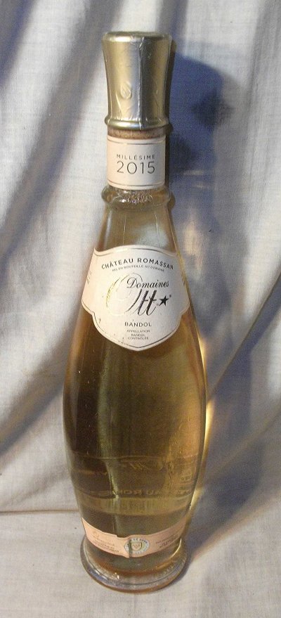 Domaines Ott, Bandol Rose.  Chateau Romassan.  2015.