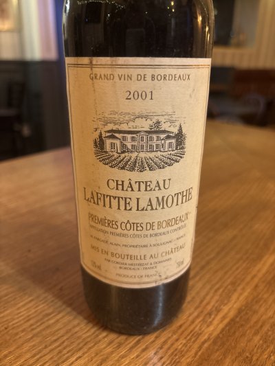 Chateau Lafitte, Cotes de Bordeaux