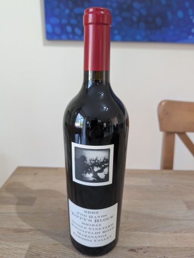 Two Hands, Zippy's Block Shiraz, Barossa Valley