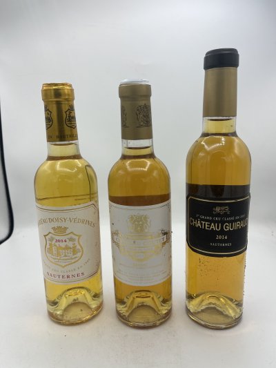 1 X Half Ch Guiraud 1 X Half Ch Doisy Vedrines 1 X Half Ch Coutet  2014