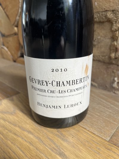 Benjamin Leroux, Gevrey-Chambertin Premier Cru, Champeaux