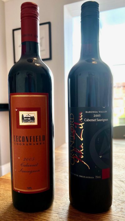 A 2 Bottle Lot of Australian Cabernet Sauvignons