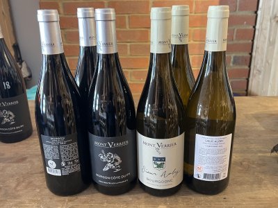 Mont Verrier Morgon and Bourgogne Blanc 