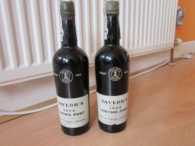 TWO Bottles of Taylor's, Vintage Port 1966