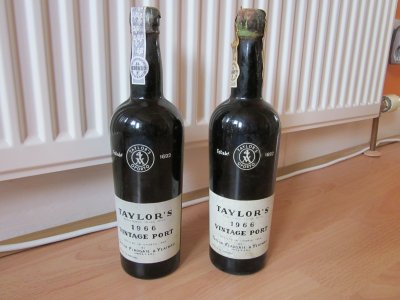 TWO Bottles of Taylor's, Vintage Port 1966