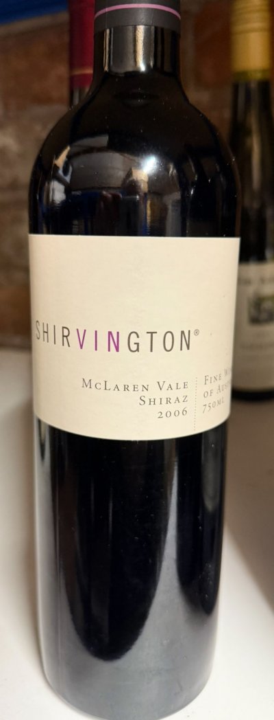 Shirvington, Shiraz, McLaren Vale