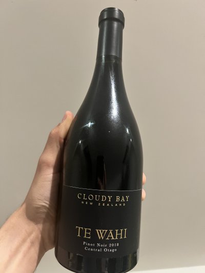 Te Wahi Pinot Noir, Cloudy Bay