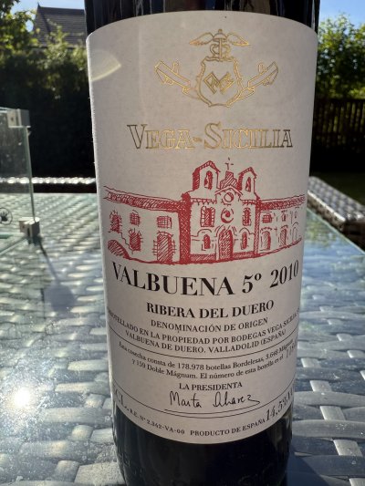 Vega Sicilia, Valbuena 5.