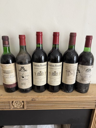 bordeaux bin ends x 6