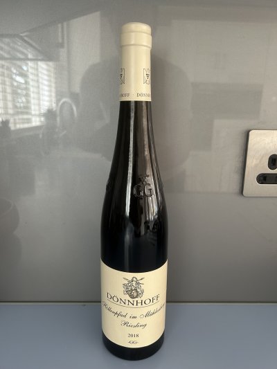 Donnhoff, Roxheimer Hollenpfad im Muhlenberg Riesling GG, Nahe