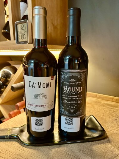 Napa & Sonoma Cabernet Sauvignon, Precision Bound and Ca' Momi
